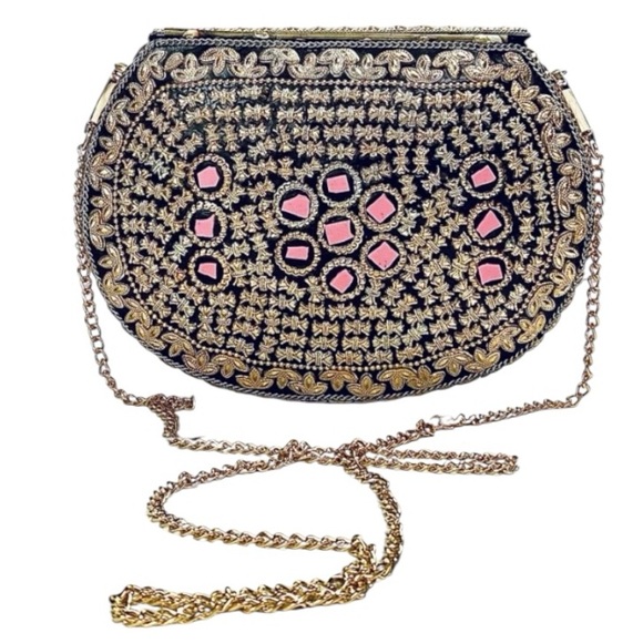 Ramla Beverly Hills Mosaic Handmade in Morocco convertible Bag - Picture 2 of 6